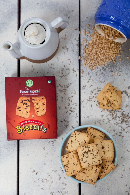 Whole Wheat Jeera Cookies